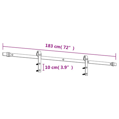 Drzwi przesuwne 90 x 210 cm Lite drewno sosnowe