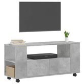 vidaXL Szafka pod TV, szarość betonu, 102x34,5x43 cm