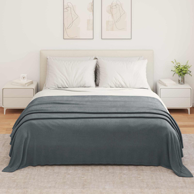 Koce narzutowe 6 pcs Ciemnoszary 350 x 270 cm Polar