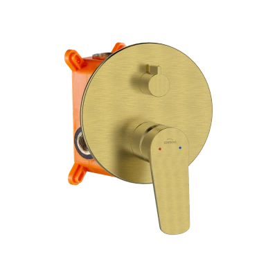 Zestaw podtynkowy z baterią podtynk 2f alonia invena trend, złoto szcz