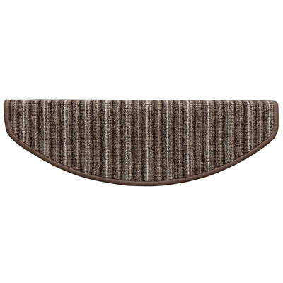 Samoprzylepne maty na schody 15 pcs Brązowy 65 x 21 x 4 cm