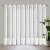 Firana Roses biała 350x250