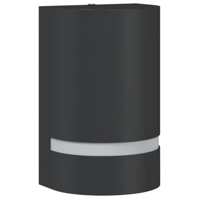 Kinkiet zewnętrzny, czarny, odlewane aluminium