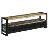 vidaXL Szafka pod TV z drewna odzyskanego, 120 x 30 x 40 cm