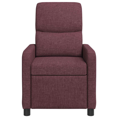 Fotel recliner Fioletowy Poliester