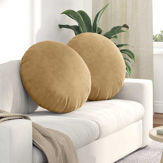 Poduszki na siedziska 2 pcs Brązowy ? 80 x 29 cm Aksamit