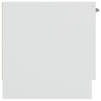 Szafka pod telewizor, biała, 102x35x36,5 cm