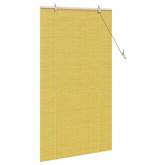 Roleta żółty 80 x 160 cm Bambus