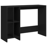 vidaXL Biurko pod laptopa, czarne, 102,5x35x75 cm