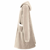 Bluza-koc Beżowy L Fleece i Flanela