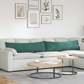 Poduszki na sofę 2 pcs Ciemna zieleń 145 x 40 cm