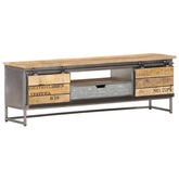 vidaXL Szafka pod TV, 120x30x40 cm, lite drewno mango