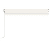 Automatycznie zwijana markiza, 450x350 cm, kremowa