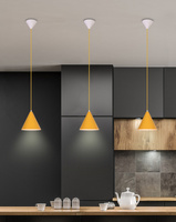 Lampa wisząca żółta stożek Voss Ledea 50101179