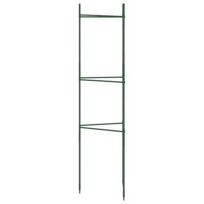 Podpórki na pomidory, 2 szt., 116 cm, stal i PP