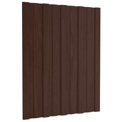 Panel dachowy 36 pcs brązowy 60 x 45 cm Stal galwanizowana