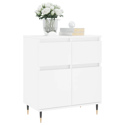 vidaXL Komoda, biała, 60x35x70 cm, materiał drewnopochodny wariant 5