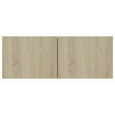 vidaXL Szafka pod TV, dąb sonoma, 80x30x30 cm, materiał drewnopochodny