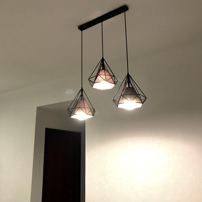 Lampa wisząca Diament Abigali Diamond III L