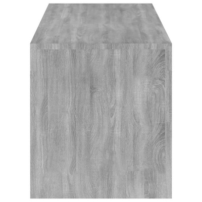 vidaXL Szafka pod TV z LED, szary dąb sonoma, 120x35x40 cm