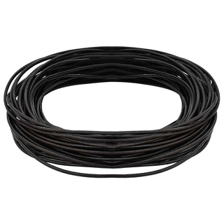 Sznur skórzany 1 Ciemny brąz Ø1,5 mm x 5 m Skóra