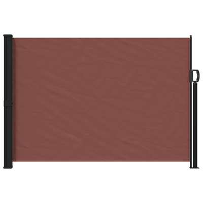 Rozkładany boczny markiz brązowy 300 x 170 cm Poliester