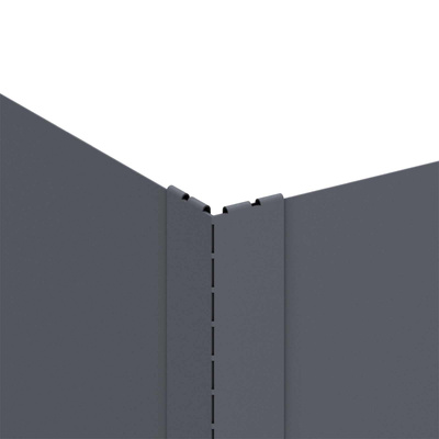 Krawężnik do trawnika 60 x 60 x 20 cm Stal antracytowy