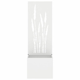 Ekran zapewniający prywatność w ogrodzie Biały 50 x 150 cm