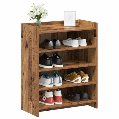 Szafka na buty z przechowywaniem Stare drewno 73,5 x 36 x 92 cm