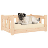 vidaXL Legowisko dla psa, 65,5x50,5x28 cm, lite drewno sosnowe