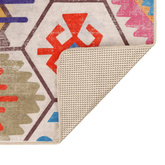 vidaXL Dywan z możliwością prania, kolorowy, 190x300cm, antypoślizgowy