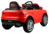 Auto Pojazd Na Akumulator HL1538 Pilot Światła LED MP3 Czerwone