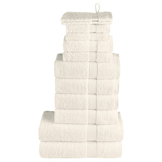 12-cz. zestaw ręczników premium SOLUND, kremowy, 600 g/cm?