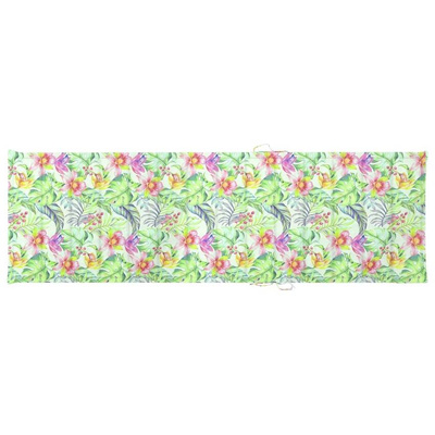 vidaXL Leżak z poduszką, lite drewno akacjowe