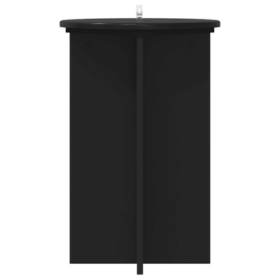 Stojak na rośliny 2 pcs Czarny ?40 x 60 cm Drewno inżynieryjne