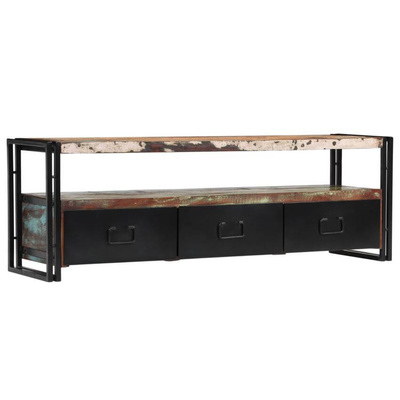 vidaXL Szafka pod TV z drewna odzyskanego, 120 x 30 x 40 cm