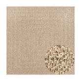 vidaXL Dywan ZIZUR, 240x240 cm, stylizowany na jutowy