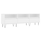 Szafka pod TV, biała, 150x30x44,5 cm, materiał drewnopochodny vidaXL