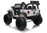 Auto Terenowe Na Akumulator Jeep JC666 Światła LED MP3 Pilot Biały