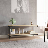 vidaXL Szafka pod TV, dąb sonoma, 100x33x41 cm