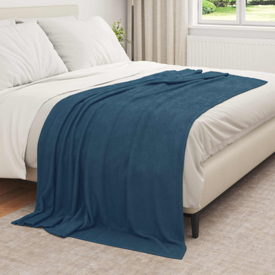 Koce narzutowe 6 pcs Granatowy 210 x 140 cm Polar