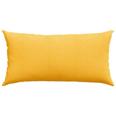 Poduszki na sofę 2 pcs Jasnożółty 80 x 40 cm Tkanina sztruksowa