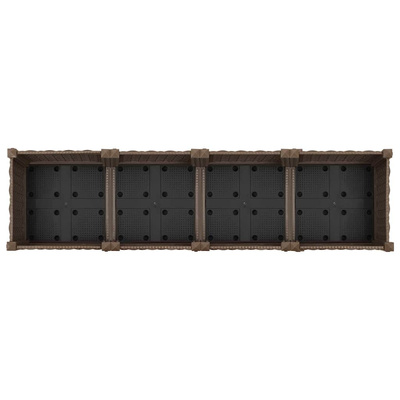 vidaXL Donica do podniesionej rabaty, 160x40x23 cm, polipropylen