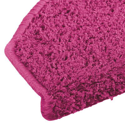 Samoprzylepne maty na schody 15 pcs różowy 80 x 24,5 x 3,5 cm
