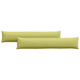 Poduszki na sofę 2 pcs Jasnozielony 200 x 40 cm tkanina