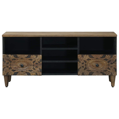 Szafka pod telewizor Brązowy 100 x 33 x 46 cm Drewno z mango