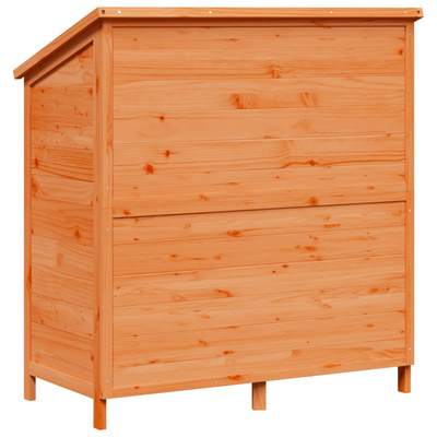 Shed ogrodowy brązowy 106 x 56 x 113,5 cm Drewno Świerkowe