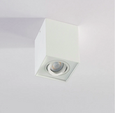 Ruchoma Spot NEGREB kwatdrat LED gu10 natynkowa CZARNY/BIALY