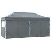 Namiot Imprezowy Antracyt 291 x 580 x 315 cm Materiał Oxford