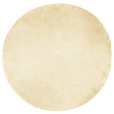 Dywan z sztucznej owczej skóry TAFALLA kremowy ? 120 cm